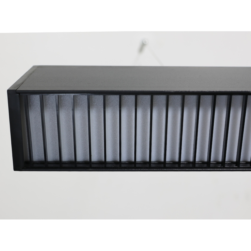 LED Żyrandol na lince LED/55W/230V 3000/4000/6500K 120 cm czarny