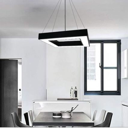 LED Żyrandol na lince LED/55W/230V 4000K 80x80 cm