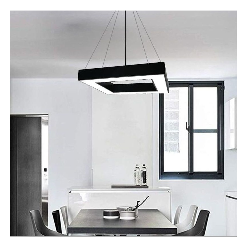 LED Żyrandol na lince LED/55W/230V 4000K 80x80 cm