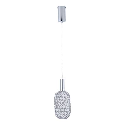 LED Żyrandol na lince LED/6,3W/230V 3000K chrom błyszczący śr. 20 cm