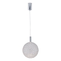 LED Żyrandol na lince LED/6,3W/230V 3000K chrom błyszczący śr. 20 cm
