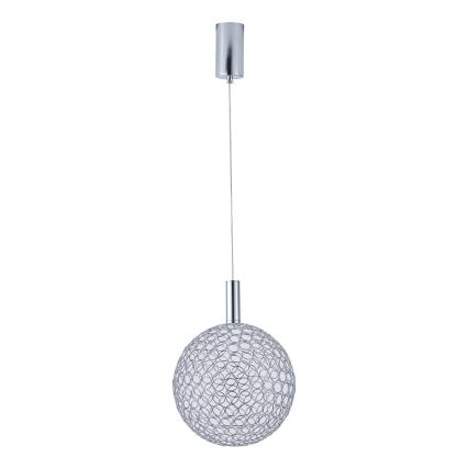 LED Żyrandol na lince LED/6,3W/230V 3000K chrom błyszczący śr. 20 cm
