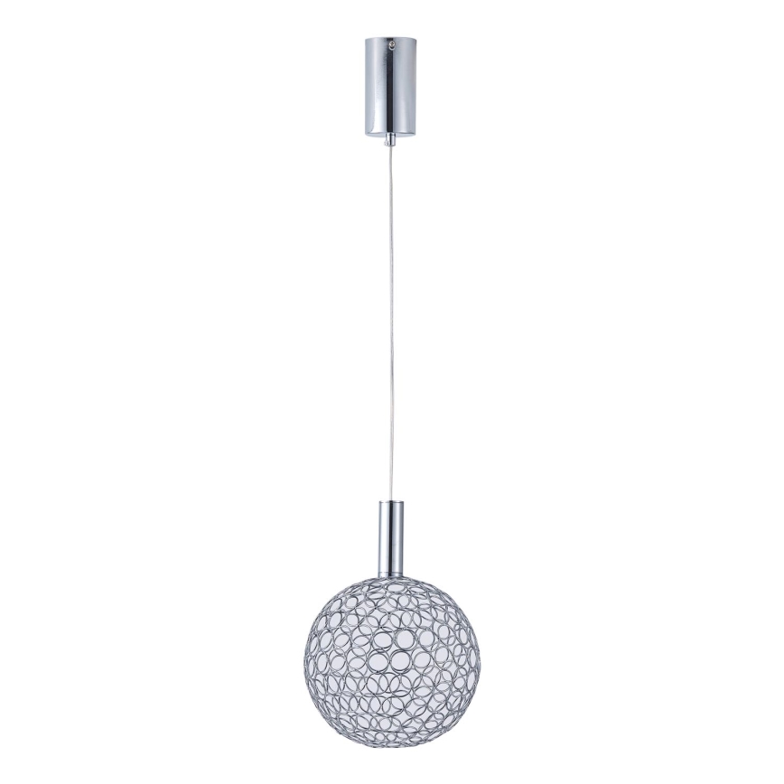 LED Żyrandol na lince LED/6,3W/230V 3000K chrom błyszczący śr. 25 cm