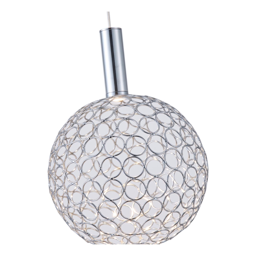 LED Żyrandol na lince LED/6,3W/230V 3000K chrom błyszczący śr. 25 cm