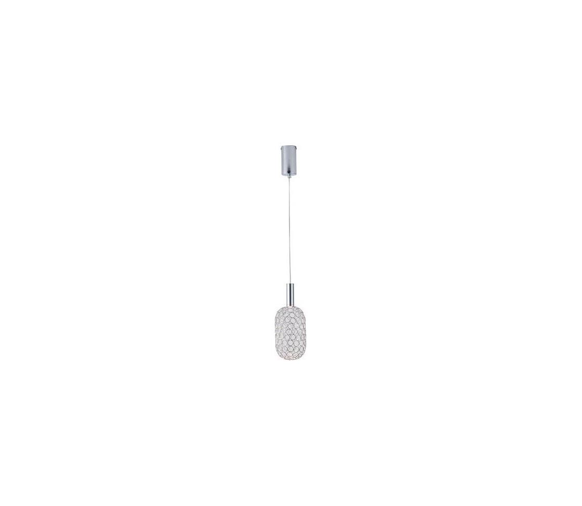 LED Żyrandol na lince LED/6,3W/230V 3000K chrom błyszczący śr. 20 cm