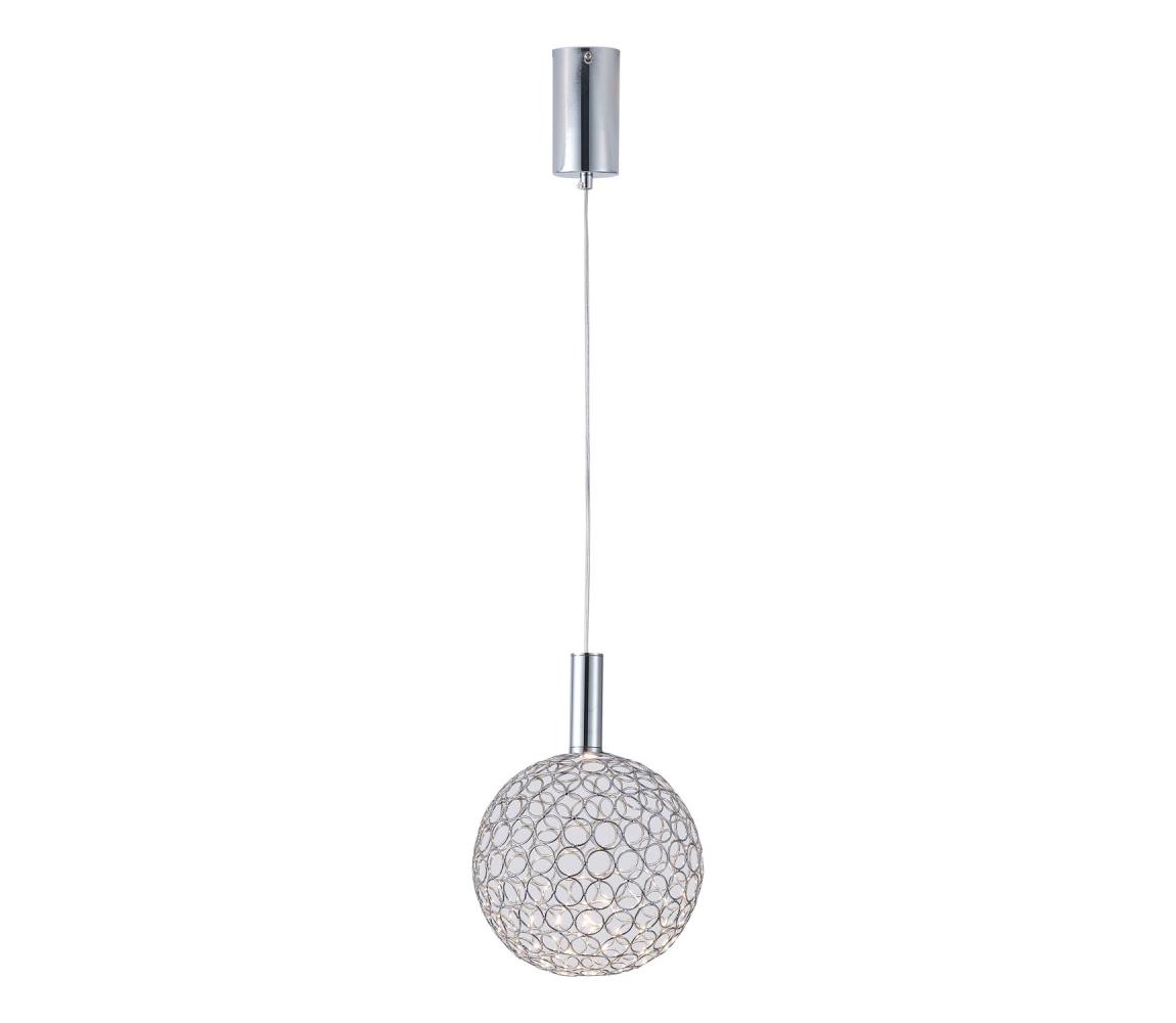 LED Żyrandol na lince LED/6,3W/230V 3000K chrom błyszczący śr. 25 cm