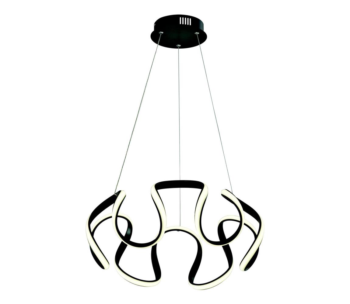 LED Żyrandol na lince LED/60W/230V 3000K czarny
