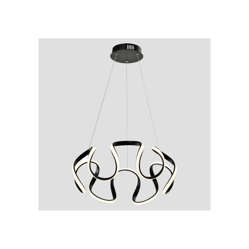 LED Żyrandol na lince LED/60W/230V 3000K czarny