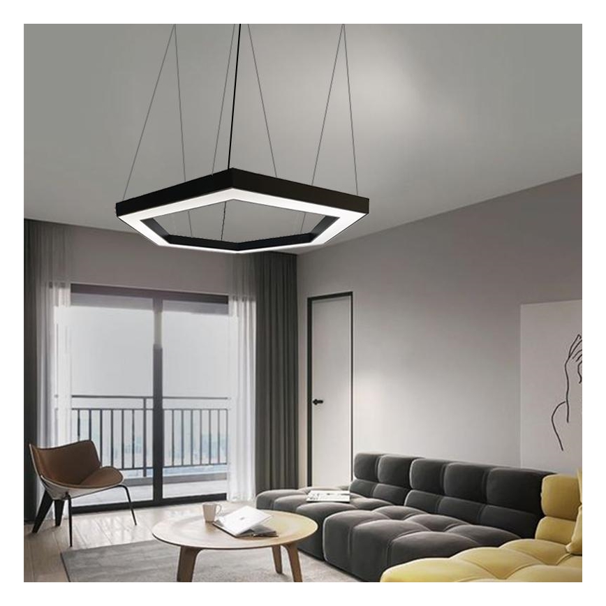 LED Żyrandol na lince LED/60W/230V 4000K śr. 120 cm