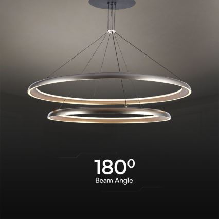 LED Żyrandol na lince LED/65W/230V 3000K