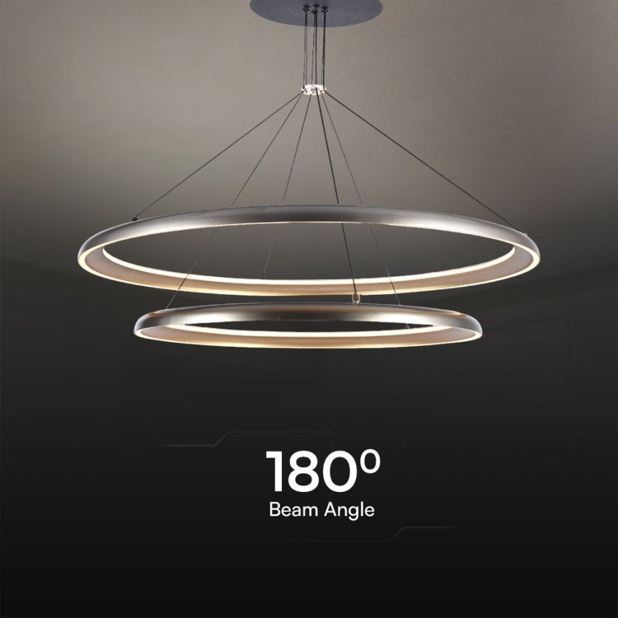 LED Żyrandol na lince LED/65W/230V 3000K