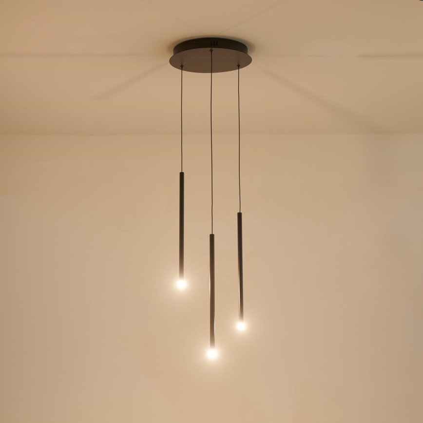 LED Żyrandol na lince LED/6W/230V 3000K śr. 30 cm