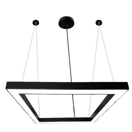 LED Żyrandol na lince LED/80W/230V 4000K 120x120 cm czarny