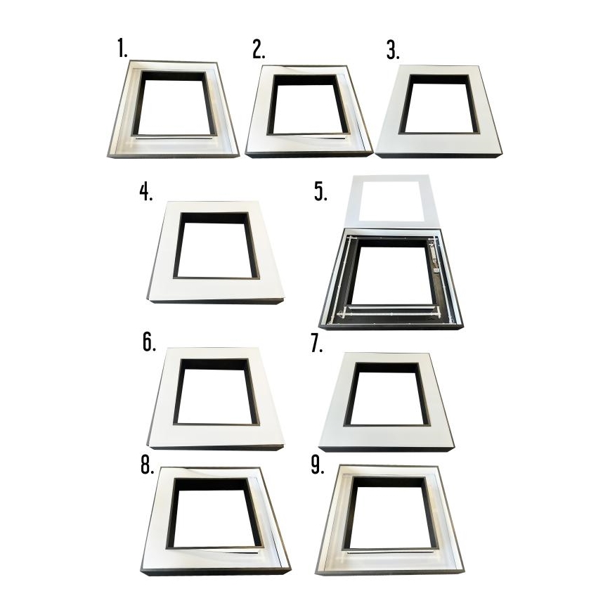 LED Żyrandol na lince LED/80W/230V 4000K 120x120 cm czarny
