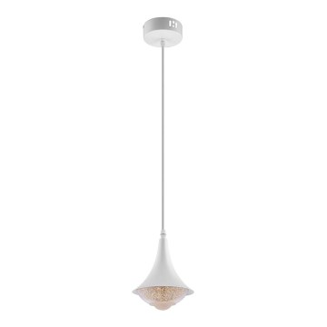 LED Żyrandol na lince LED/9W/230V śr. 14 cm biały
