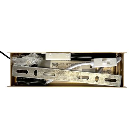 LED Žyrandol na lince LINEA LED/36W/230V 3000/4000/5700K CRI 90 złoty
