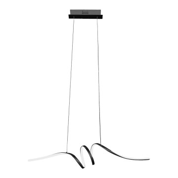 LED Żyrandol na lince LOOP LED/28W/230V czarny