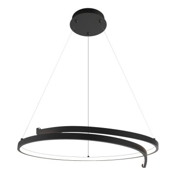 LED Żyrandol na lince LORENZO LED/35W/230V czarny