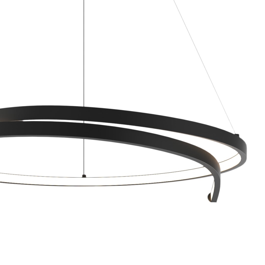 LED Żyrandol na lince LORENZO LED/35W/230V czarny
