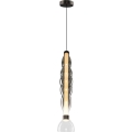 LED Żyrandol na lince LUCCO LED/18W/230V śr. 15 cm dymny