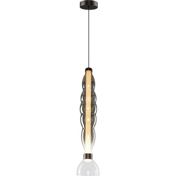 LED Żyrandol na lince LUCCO LED/18W/230V śr. 15 cm dymny