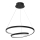 LED Żyrandol na lince LUCERO LED/48W/230V czarny