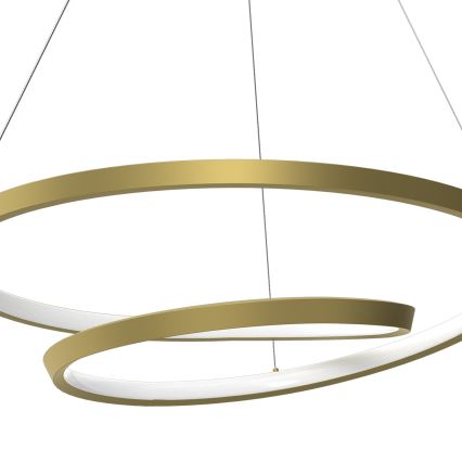 LED Żyrandol na lince LUCERO LED/48W/230V złoty