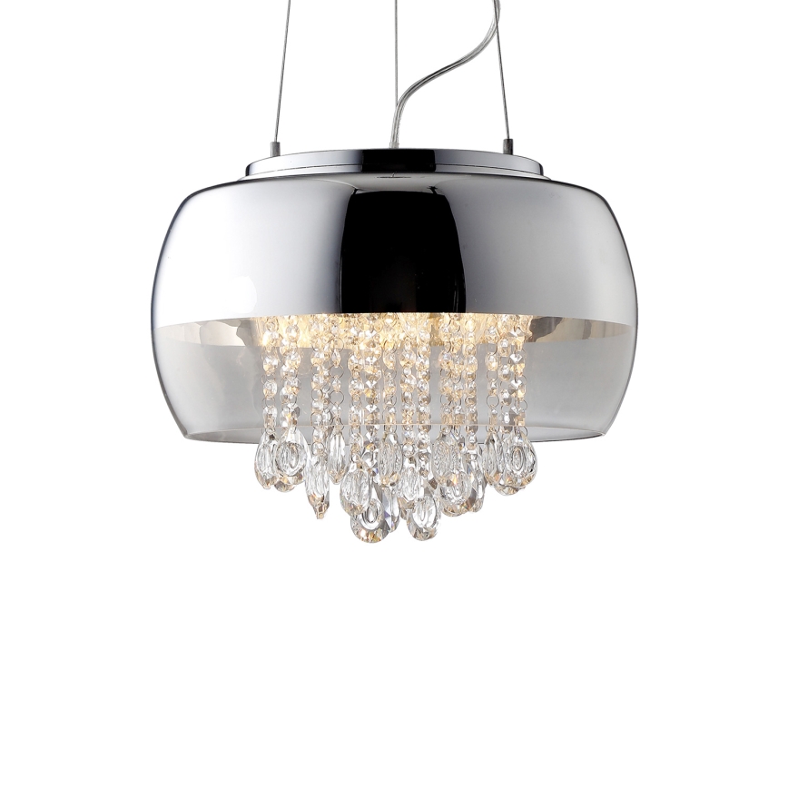 LED Żyrandol na lince LUNA 1xE14/40W/230V