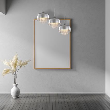 LED Żyrandol na lince LUNA 3xE14/40W/230V