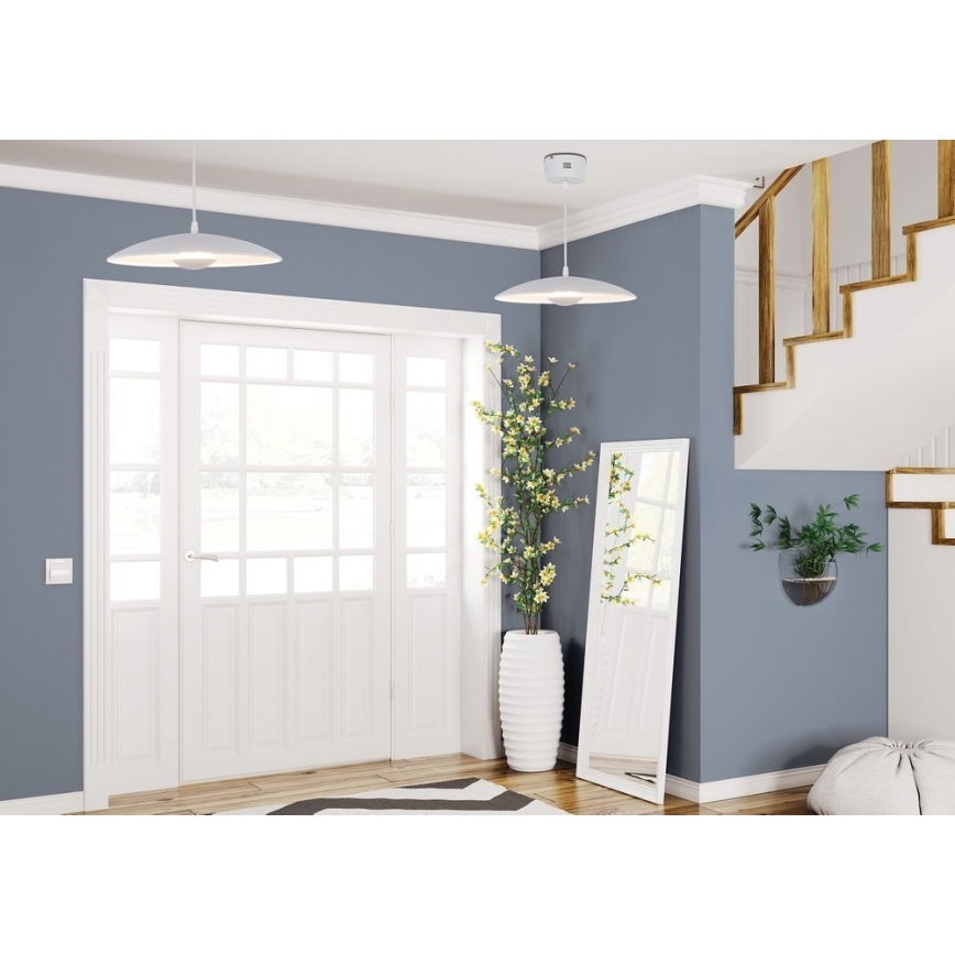 LED Żyrandol na lince LUND LED/10W/230V biały