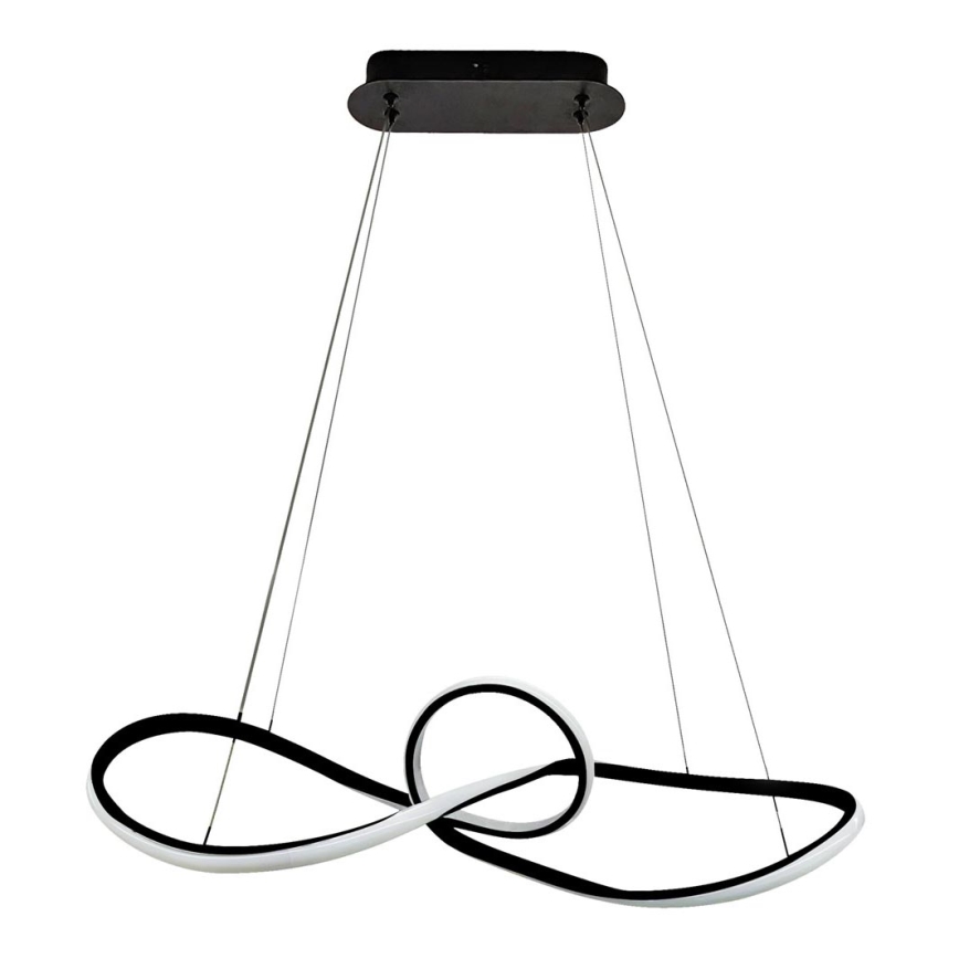 LED Żyrandol na lince MARCO LED/42W/230V czarna