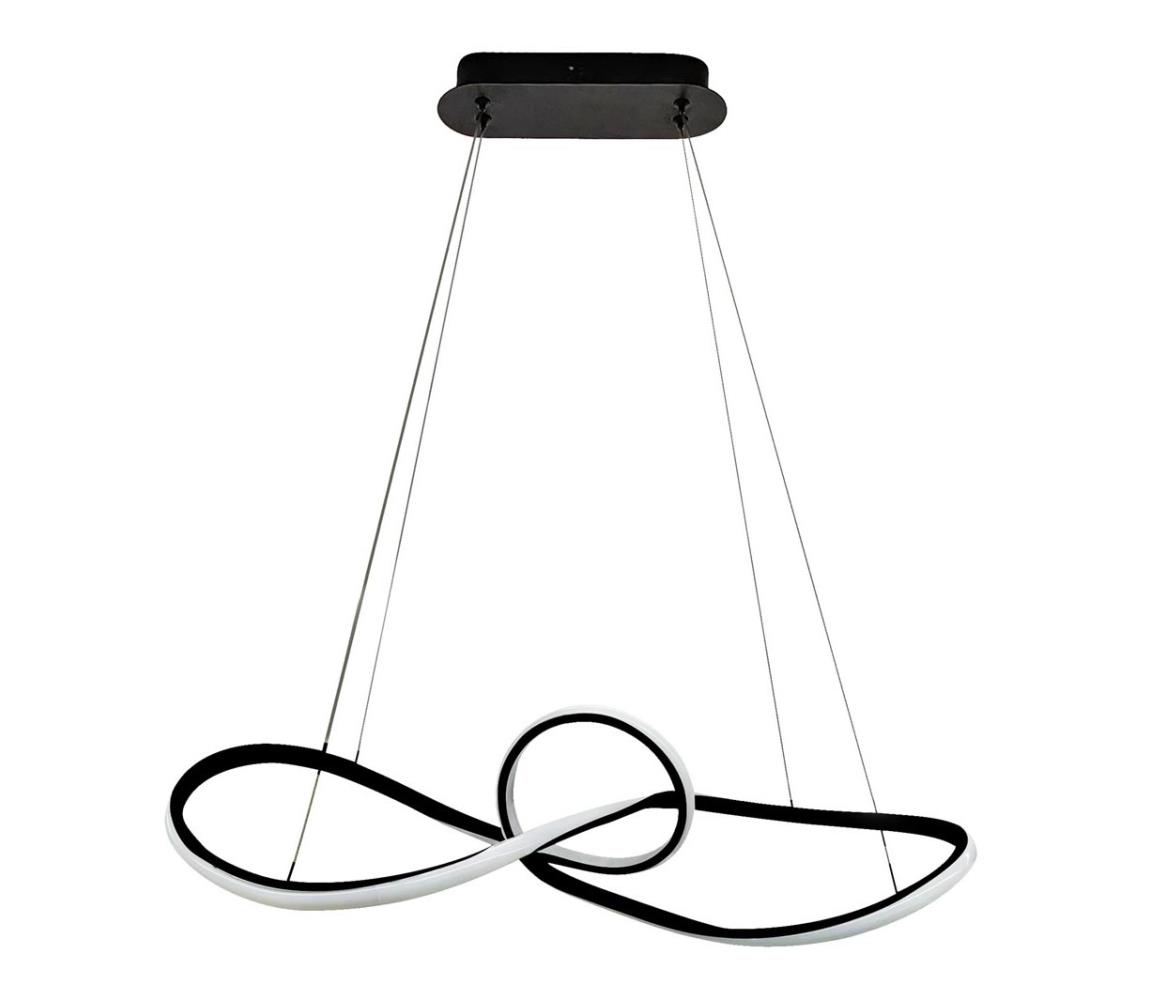 LED Żyrandol na lince MARCO LED/42W/230V czarna