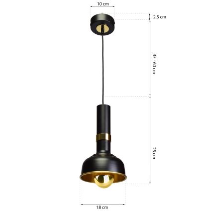 LED Żyrandol na lince MARGO 1xLED/5,5W/230V