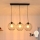 LED Żyrandol na lince MERCURE 3xE27/15W/230V