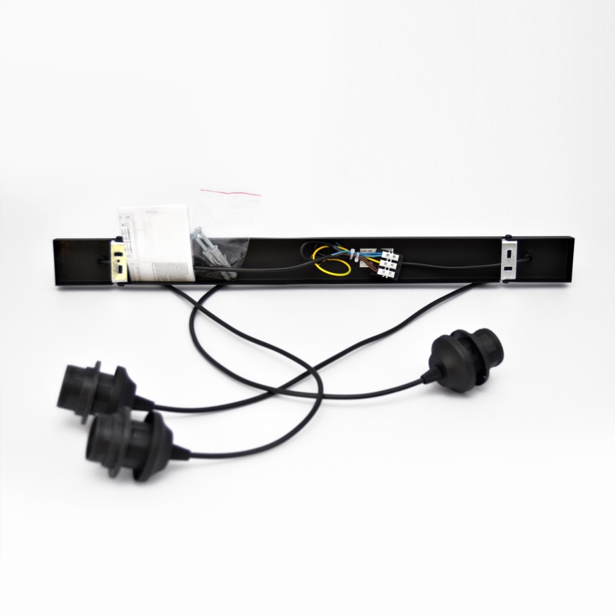 LED Żyrandol na lince MERCURE 3xE27/15W/230V