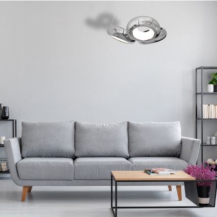 LED Żyrandol na lince MERCURIO 3xLED/12W/230V