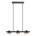 LED Żyrandol na lince MIRELLA 3xGX53/6W/230V czarny