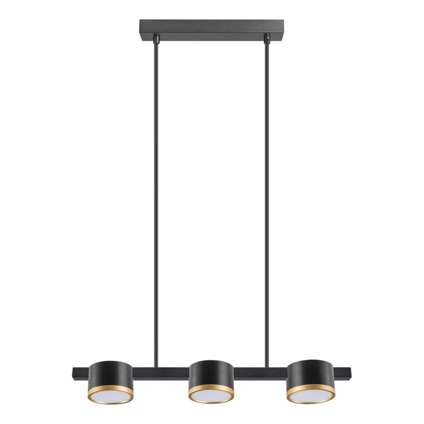 LED Żyrandol na lince MIRELLA 3xGX53/6W/230V czarny