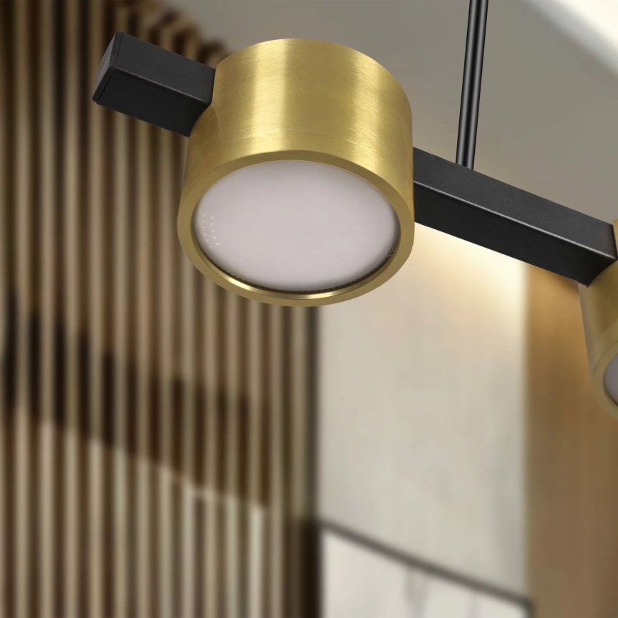 LED Żyrandol na lince MIRELLA 3xGX53/6W/230V złoty/czarny