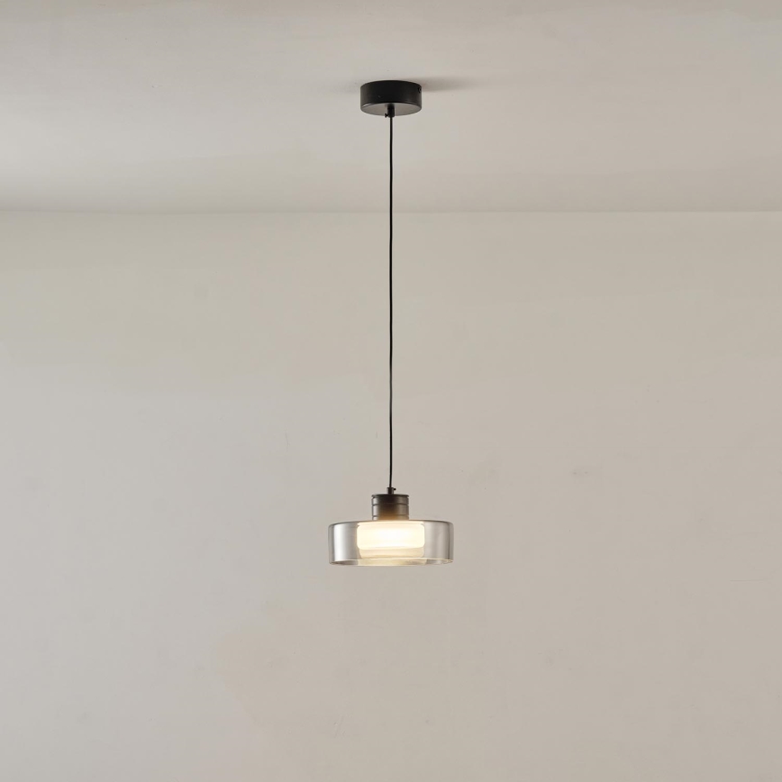 LED Żyrandol na lince NIMBUS LED/8W/230V 3000K czarny/dymny śr. 20 cm