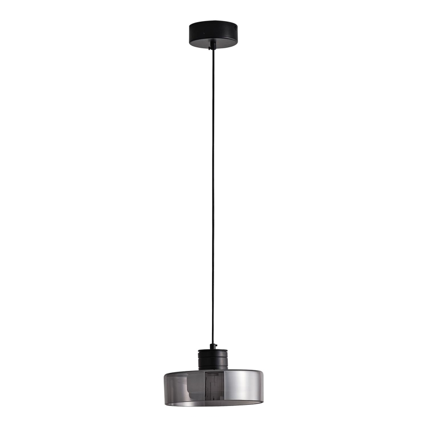 LED Żyrandol na lince NIMBUS LED/8W/230V 3000K czarny/dymny śr. 20 cm