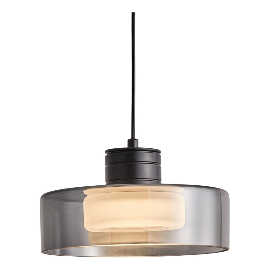 LED Żyrandol na lince NIMBUS LED/8W/230V 3000K czarny/dymny śr. 20 cm