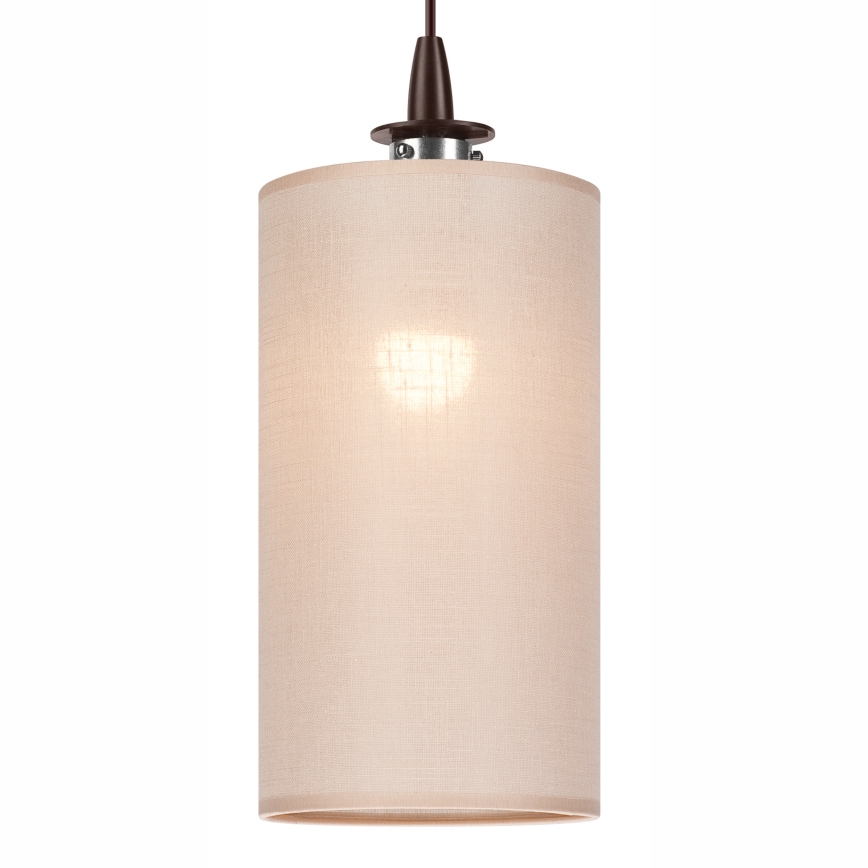 LED Żyrandol na lince NOEL MINI 1xE27/60W/230V beżowy