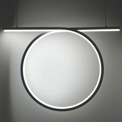 LED żyrandol na lince ODETTA LED/30W/230V 4000K czarny