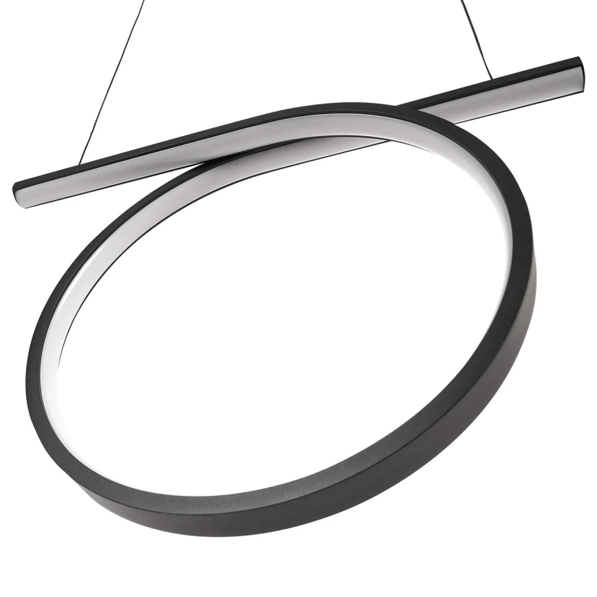 LED żyrandol na lince ODETTA LED/30W/230V 4000K czarny