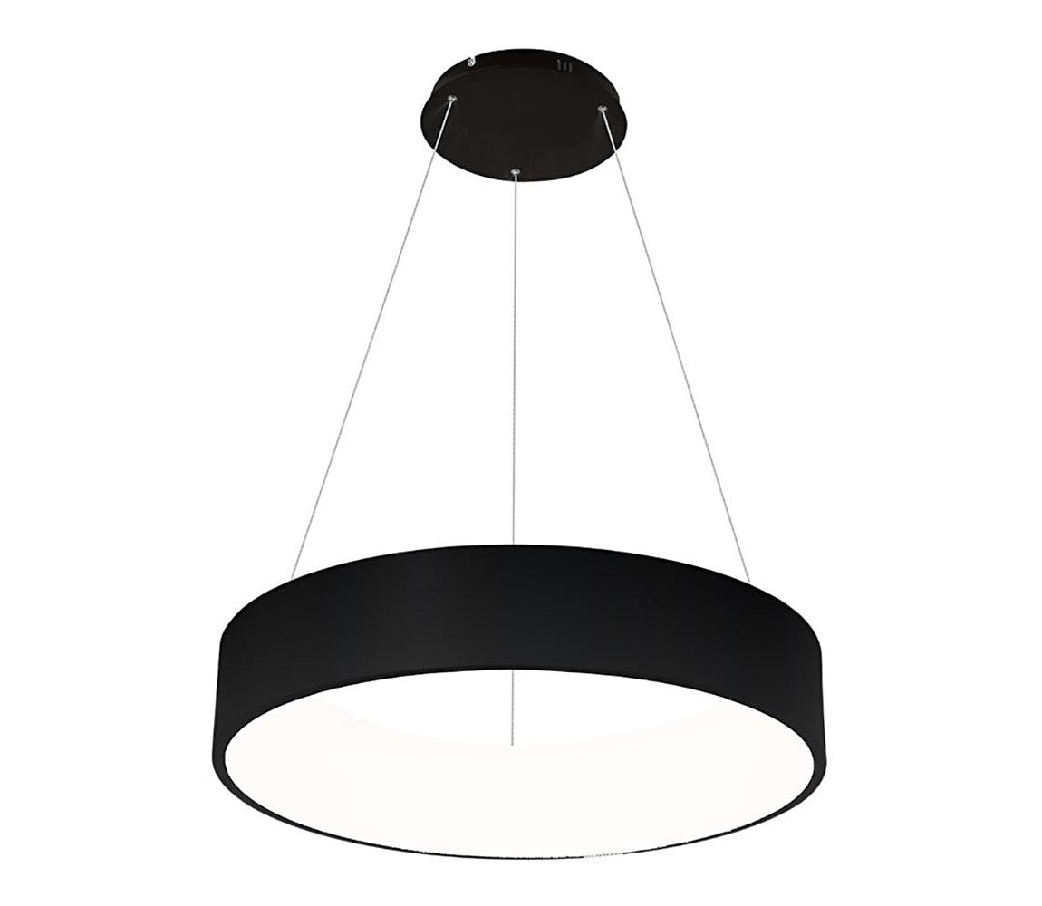 LED Żyrandol na lince OHIO BLACK LED/24W/230V