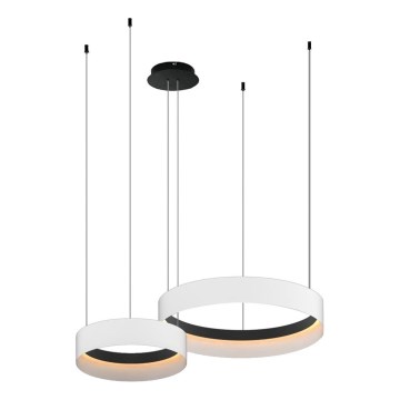 LED Żyrandol na lince ORBITA LED/72W/230V biały/czarny