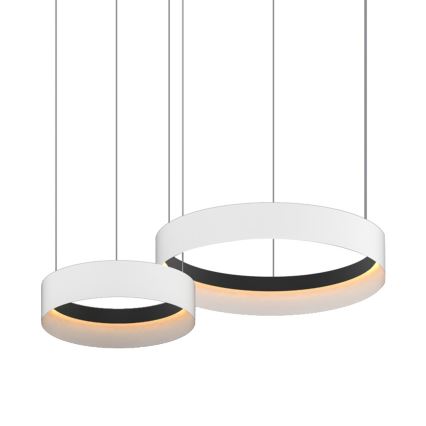 LED Żyrandol na lince ORBITA LED/72W/230V biały/czarny