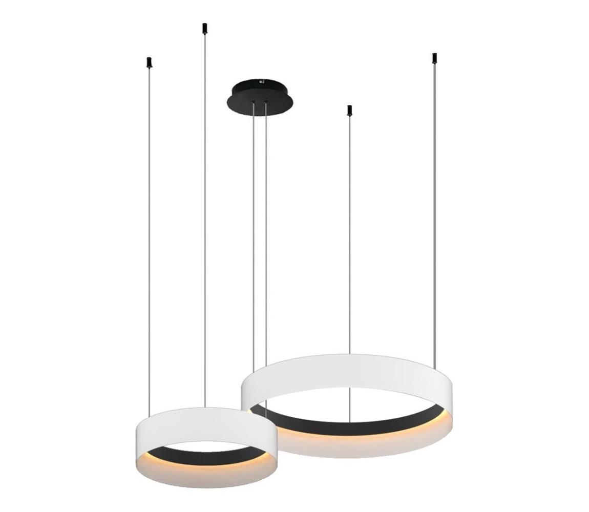 LED Żyrandol na lince ORBITA LED/72W/230V biały/czarny