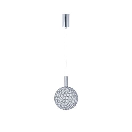LED Żyrandol na lince PERFORATO LED/6,3W/230V 3000K chrom błyszczący śr. 20 cm
